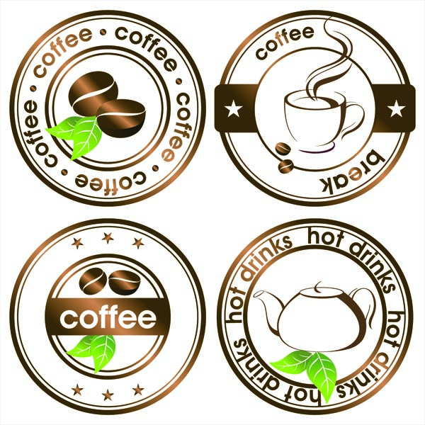 free vector Fine coffee elements vector